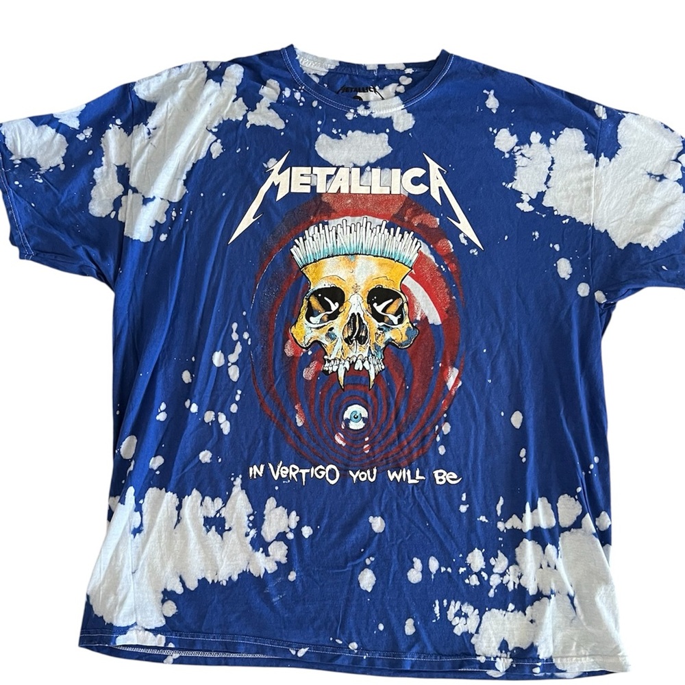 NWOT Tie Dye METALLICA Tee  Size: XL